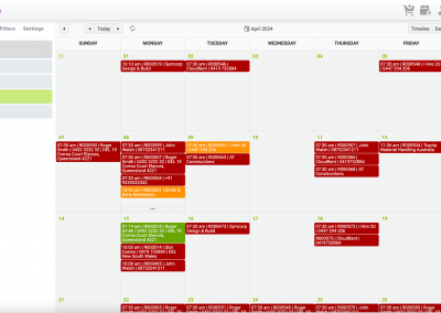 Calendar - Delivery View