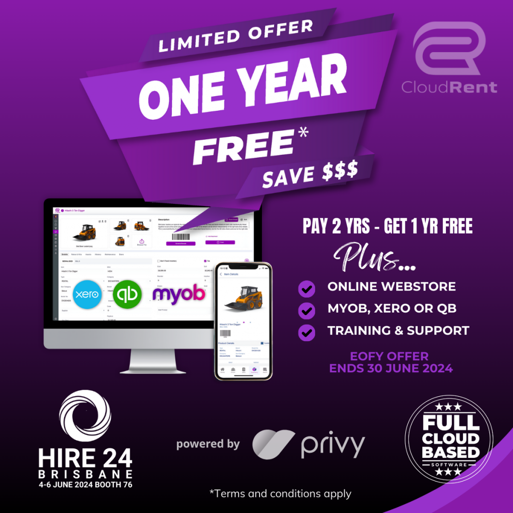 HIRE24 CloudRent Special Offer
